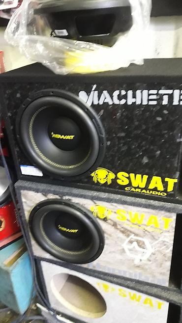 Динамики для авто: Сабвуфер swat mas-12v усилитель моно блок swat короб собранный — 5