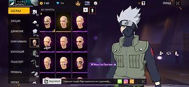 Другие головные уборы: Аккаунт Free Fire с редкими коллаборационными предметами Naruto — 3