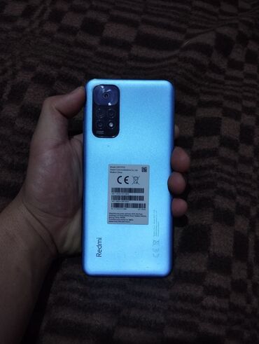 чехлы на телефон редми: Xiaomi, Redmi Note 11, Б/у, 128 ГБ, цвет - Голубой, 2 SIM