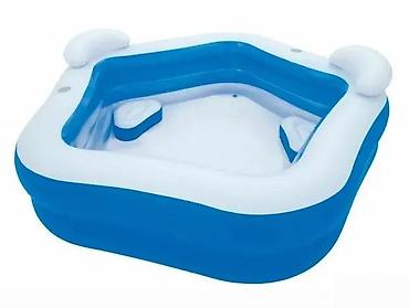 Pools and equipment: VELIKI PORODICNI BAZEN SA SEDISTIMA I NASLONIMA ZA GLAVU NOV | Cene at lalafo.rs — 1 Pools and equipment: VELIKI PORODICNI BAZEN SA SEDISTIMA I NASLONIMA ZA GLAVU NOV | Cene — 1