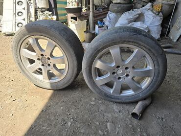 диски на мерс спринтер: Колеса в сборе 225 / 55 / R 17, Лето, Б/у, Пара, Литые, отверстий - 5