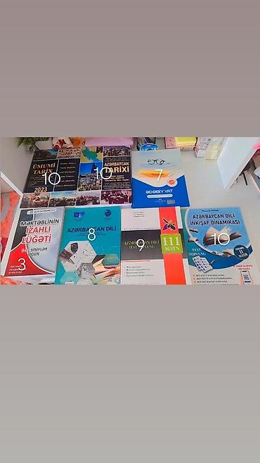 Kitablar və jurnallar: 9-cu sinif üçün müxtəlif dərs vəsaitləri və test topluları paketi — 1