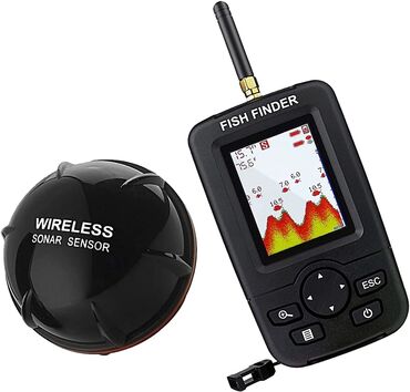 робот пылесос для бассейна: Balıq Axtarıcı – Simsiz Sonar Sensor və Ekranlı qəbuledici -