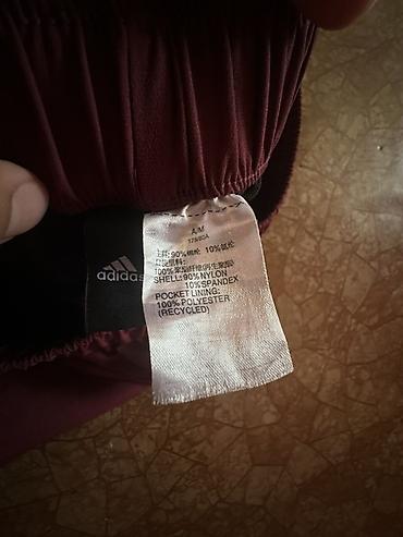 одежд: Мужские брюки, M, Adidas, Б/у, цвет - Красный, Платная доставка — 5