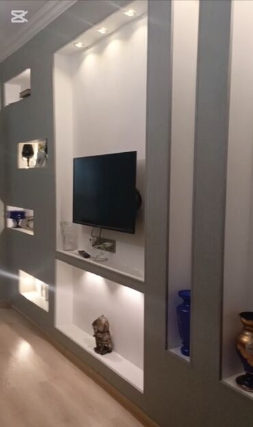 Sifarişlə qonaq dəstləri: Mənzilin interyer dizaynı və hazır dekor konstruksiyaları - Zal və — 5