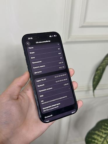 Apple iPhone: IPhone Air, Б/у, 256 ГБ, Black Titanium, Зарядное устройство, Защитное стекло, Чехол, 100 % — 2