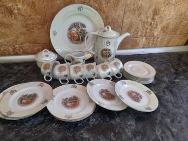 madonna bulud: Çay dəsti, Farfor, Madonna, 6 nəfərlik, Almaniya