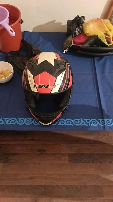 дорого: Мотошлем полноразмерный HNJ Helmets - Тип: интеграл (закрытый шлем) - — 2