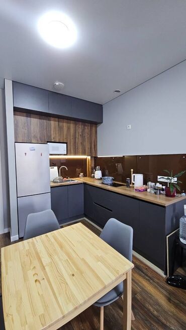Продажа квартир: 🏡 2-комнатная студия | 46 м² | Элитка | 2 этаж из 14 📍 Асанбай мкр, ЖК