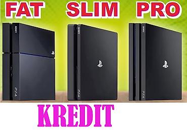 ps4 kreditle: PlayStation 4 oyun konsolları – FAT, SLIM və PRO modelləri — 1
