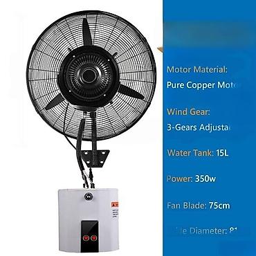 Вентиляторы: Sərinkeş Mator gücü 600 watt.Divara vurulan modeldirSerinkes Su — 2