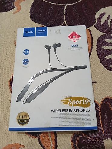 micro cd: Беспроводные наушники Hoco ES51 Sports - Формат: шейный обод для — 1
