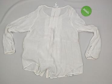 niebieska bluza hm: White, Bluzka damska, rozmiar XL — 3