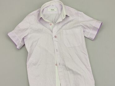 sukienka biala krotka: Koszula 9 lat, stan - Bardzo dobry, wzór - Jednolity kolor, kolor - Liliowy