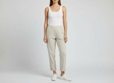 spodnie dresowe macron: Sinsay, Material trousers for women, size S