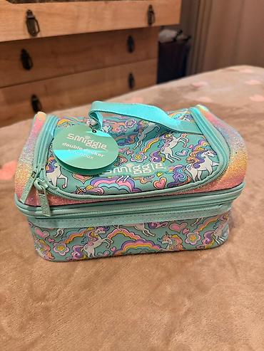 kuxna perde: Smiggle Double Decker lunchbox - İki mərtəbəli dizayn: ayrı-ayrı iki — 1