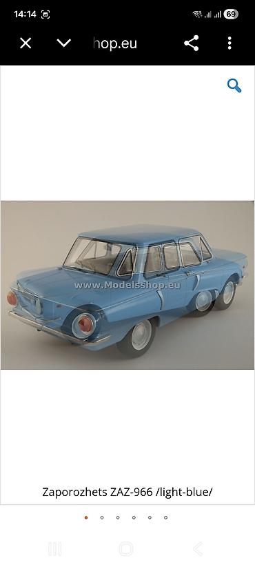 Спорт и хобби: ModelCar Group kolleksiya maşını – ZAZ-966 “Zaporojets” (açıq-mavi) — 7