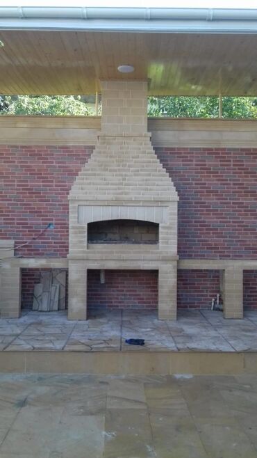 Manqallar, qrillər, barbekyu: Manqallar istediyiniz ölçüde ve formada oda davamlı kerpiclə — 12