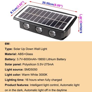 Günəş panelləri: Gunes paneli lampalar Bu suya davamlı, paslanmayan və oksidləşməyə -da lalafo.az — 9 Günəş panelləri: Gunes paneli lampalar Bu suya davamlı, paslanmayan və oksidləşməyə — 9