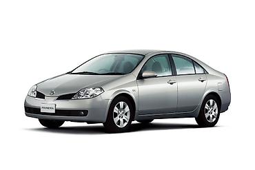 бампер p12: Контрактный передний клип (морда) для Nissan Primera P12 — 1