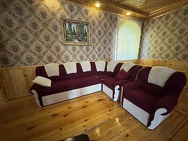 дешевый шкаф купе: Qonaq otağı üçün yumşaq mebel dəsti satılır. Dəst böyük L formalı künc — 1