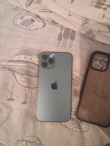 Apple iPhone: IPhone 12 Pro Max, Б/у, 128 ГБ, Blue Titanium, 77 %
