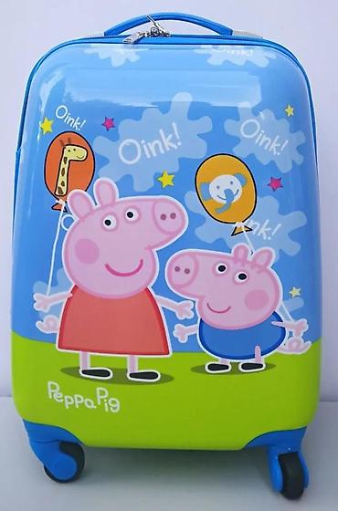 Rančevi, torbe i koferi: Dečji kofer Peppa Pig na točkiće - Dizajn: zvanični Peppa Pig motiv u — 8