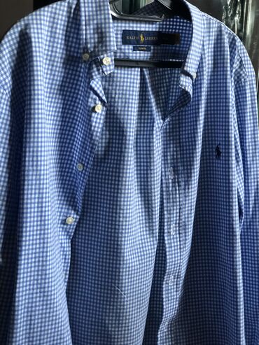 мужские рубашки с высоким воротником: Рубашка Ralph Lauren (Slim Fit)

Без дефектов, размер М