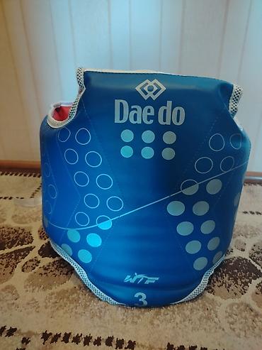 Moto geyim: Taekvondo qoruyucu jilet– Daedo, ölçü 3 - Rəng: ikiüzlü – mavi və — 1