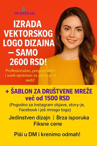 Izrada profesionalnog i prepoznatljivog vektorskog logo dizajna za