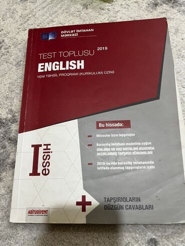 ingilis dili test toplusu 2019 2 ci hisse pdf: İngilis dili Dim 1ci hissə Sadəcə cavablar hissəsi yoxdur