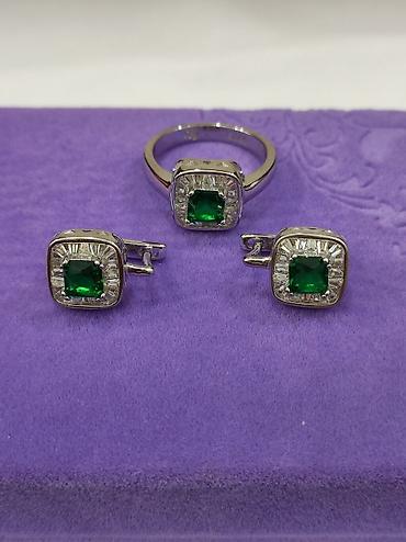 Серебряные наборы украшений: Набор украшений, Проба 925, Женские, Новый — 9