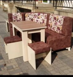 taxt matrası: Для кухни, Новый, Нераскладной, Прямоугольный стол, 2 стула