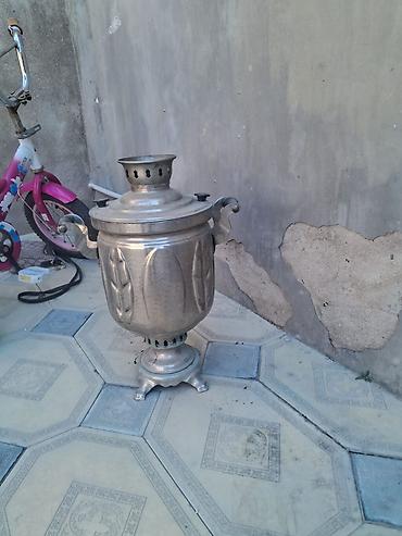 Klassik metal samovar - Material: qalın metal/krom örtüklü gövdə - lalafo.az -da Klassik metal samovar - Material: qalın metal/krom örtüklü gövdə -