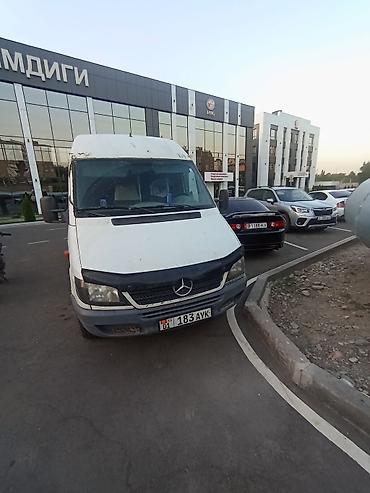 sprinter 412: Mercedes-Benz Sprinter, белый фургон/грузопассажирский микроавтобус — 1