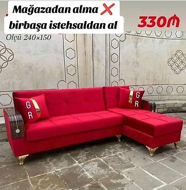 kunc mebeli: Künc divan, Yeni, Açılan, Bazalı, Parça, Şəhərdaxili pulsuz çatdırılma — 1