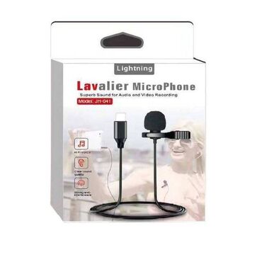 переходник 3 5: Петличный микрофон Lavalier Microphone JH 041 Lightning Компактная