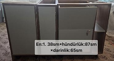 ofis dolabı: 🟥 Mətbəx mebeli çoxfunksiyalı kabinetlər 🟧 Yenidir demək olar, az — 1