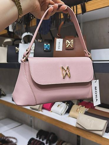 bordo crvena: Elegantna damska torba MONA – model sa kratkom ručkom - Kompaktna — 1