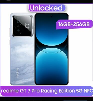 телефен: Realme GT 7 Pro, Колдонулган, 256 ГБ, түсү - Ак, 2 SIM