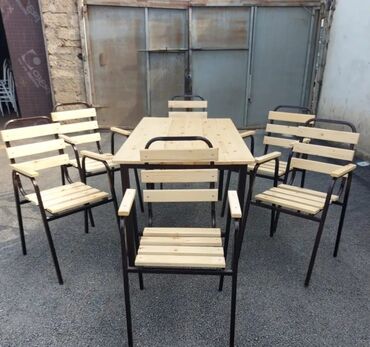 Masa və oturacaq dəstləri: Yeni, Açılmayan, Kvadrat masa, 4 stul — 10