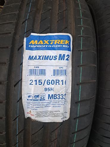 60: Шины 215 / 60 / R 16, Лето, Новый, Комплект, Легковые, Китай, Maxtrek — 4