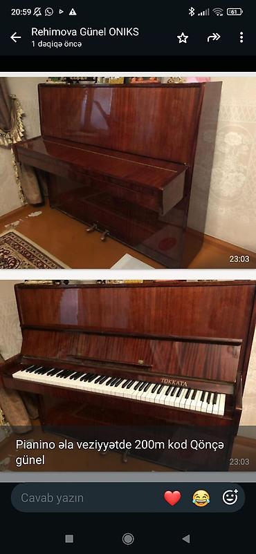 boya by m1: Tokkata upright pianino - Korpus: klassik qəhvəyi ağac örtüklü — 1