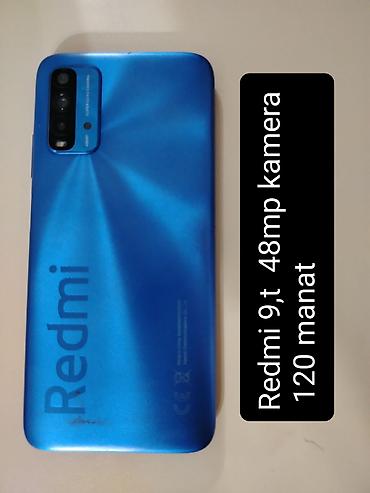 ses mixeri: Redmi 9T – mavi rəng - 48 MP əsas kamera modulu, çoxşəkilli sistem - — 1
