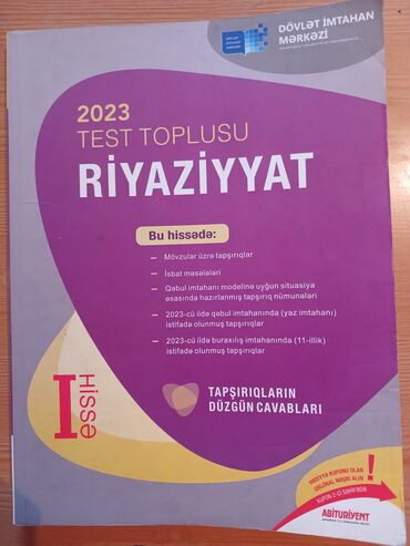 Riyaziyyat toplu 1ci hisse 2023 az istifade olunub yeni kimidir 8