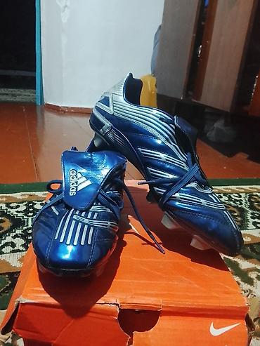мото ролик: Футбольные бутсы Adidas (модель с язычком‑клапаном поверх шнуровки) - — 2
