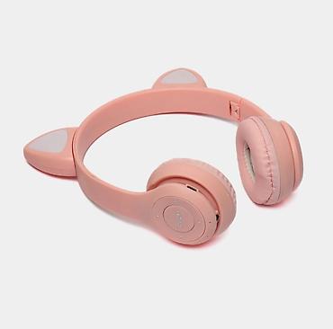 ugreen hitune max5c: Детские беспроводные наушники с ушками и подсветкой — 2