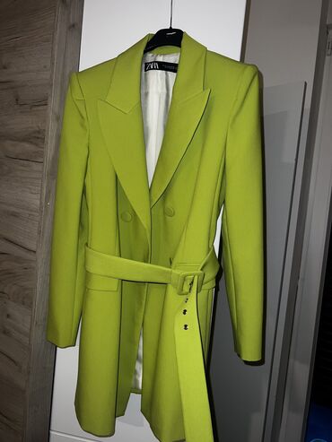 zelena plisirana haljina: Zara, XS (EU 34)
