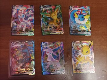 Kolleksiya kartları: Salam Pokemon kartı. Eevee evolution kolleksiyasi orginal qiymetinde