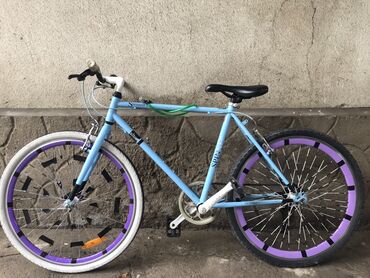 велосипед 26 размер: Корейский шоссейник 💪🏻🥵
 Обмен на горный велик 
 Размер колёс 26